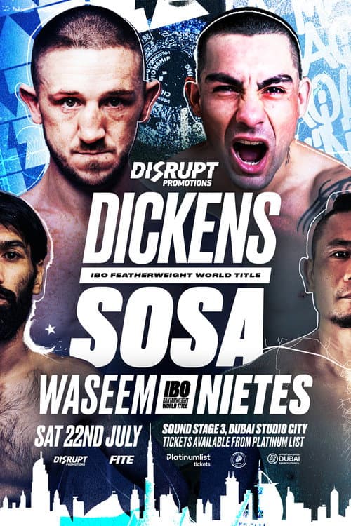 Poster for Jazza Dickens vs. Hector Andres Sosa