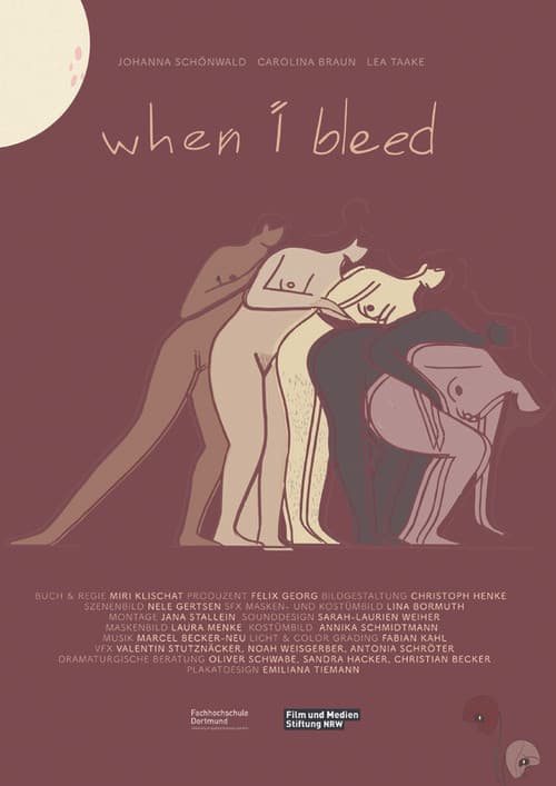 Poster for when i bleed
