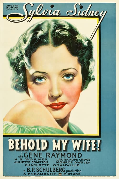 Poster for Behold My Wife!
