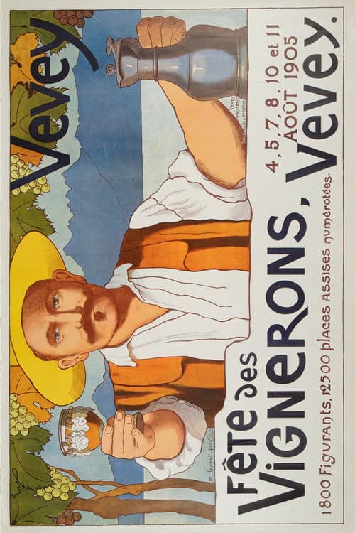 Poster for The Vintner's Festival - Vevey 1905