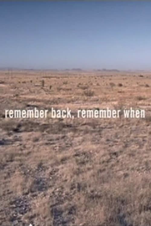 Poster for Remember Back, Remember When