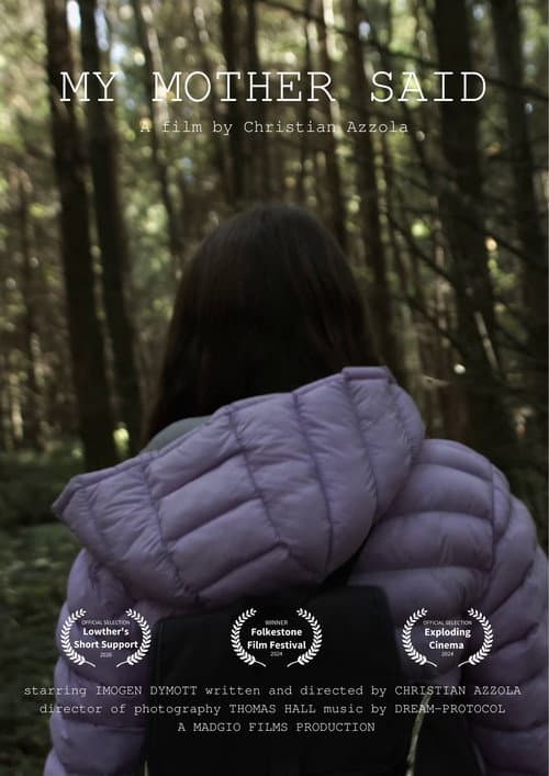 Poster for My Mother Said