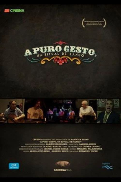 Poster for A puro gesto, un ritual de tango