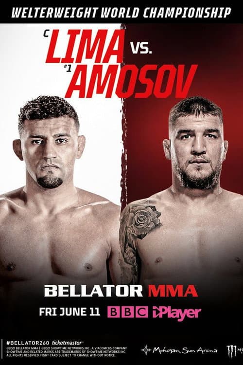 Poster for Bellator 260: Lima vs. Amosov