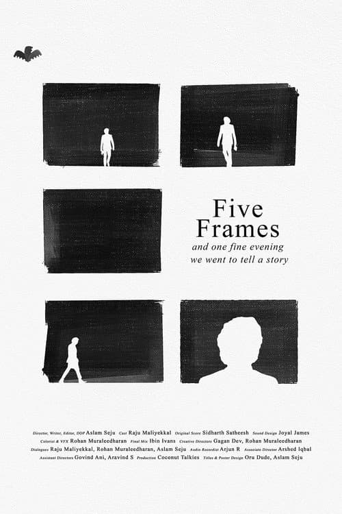 Poster for Five Frames and one fine evening we went to tell a story