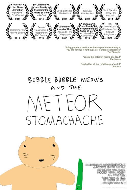 Poster for Bubble Bubble Meows and the Meteor Stomachache