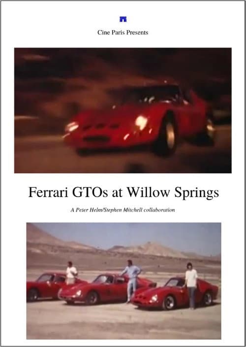 Poster for Ferrari GTOs at Willow Springs