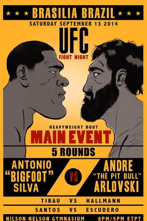 Poster for UFC Fight Night: Bigfoot vs. Arlovski