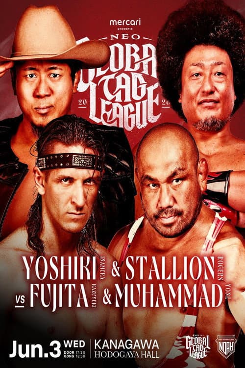Poster for NOAH Neo Global Tag League 2026 ~ Day 7