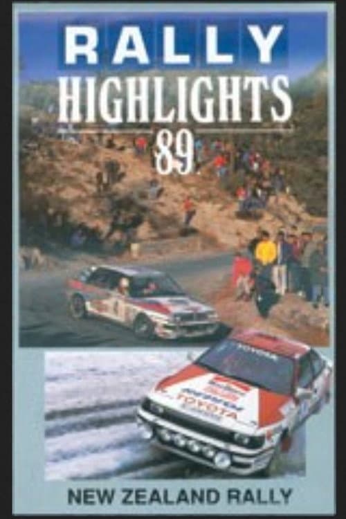 Poster for New Zealand Rally 1989