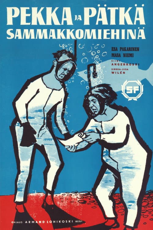 Poster for Pekka ja Pätkä sammakkomiehinä