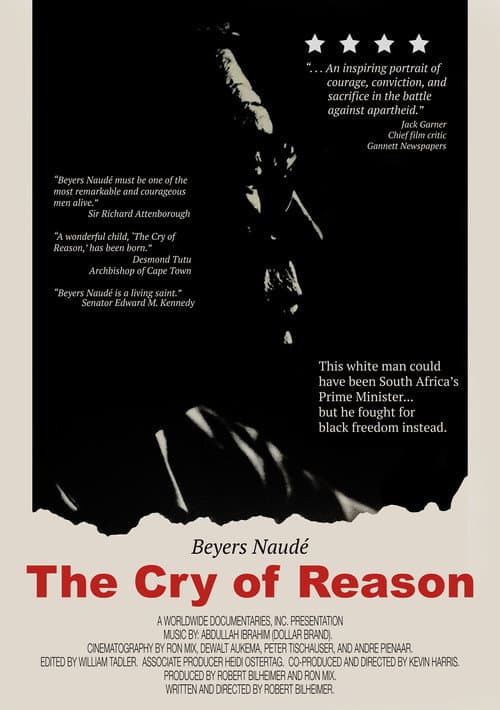 Poster for The Cry of Reason: Beyers Naude – An Afrikaner Speaks Out