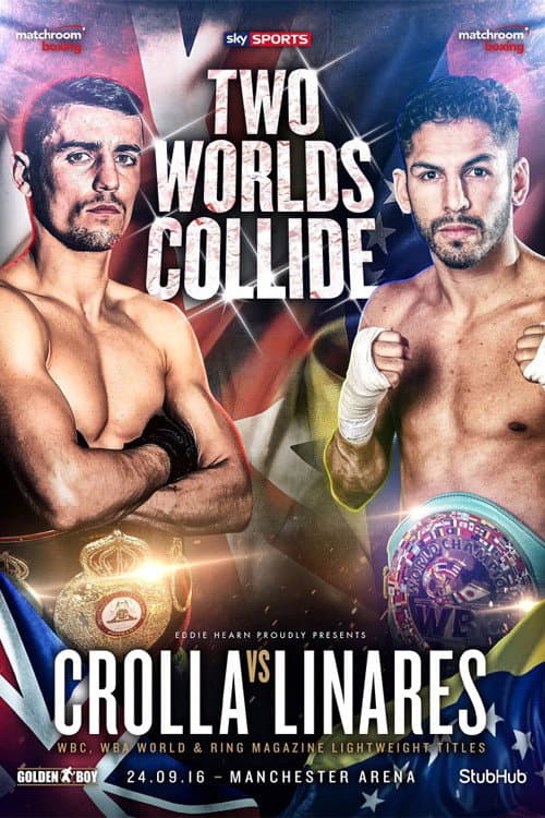 Poster for Anthony Crolla vs. Jorge Linares