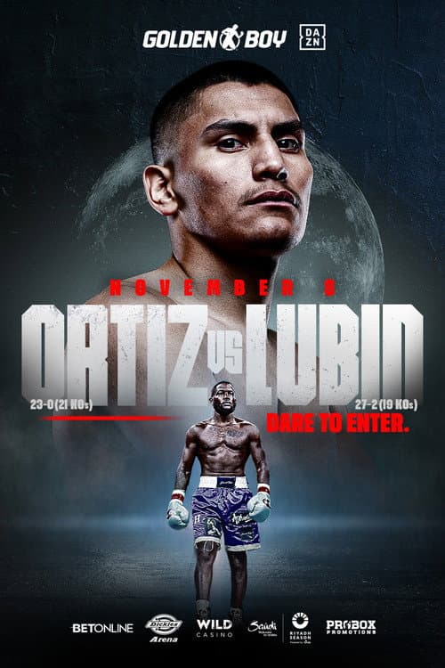Poster for Vergil Ortiz Jr vs. Erickson Lubin