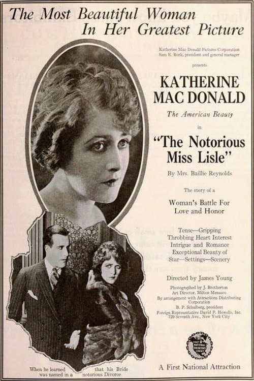 Poster for Notorious Miss Lisle