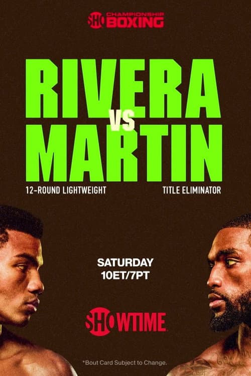 Poster for Michel Rivera vs. Frank Martin