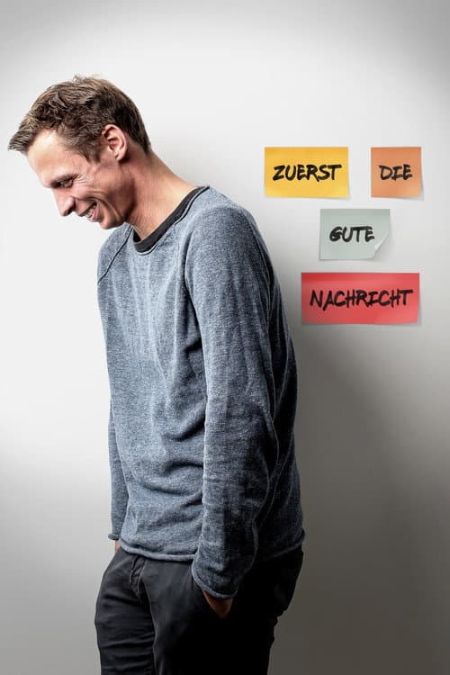 Poster for Klaus Eckel: Zuerst die gute Nachricht
