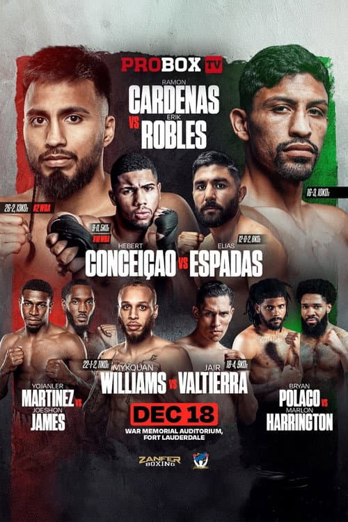 Poster for Ramon Cardenas vs. Erik Robles