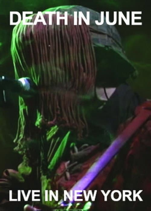 Poster for Death in June: Live in New York 2002