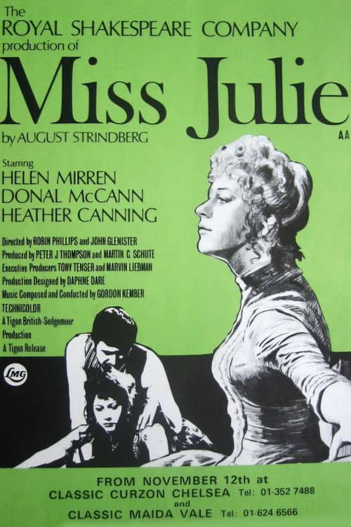 Poster for Miss Julie