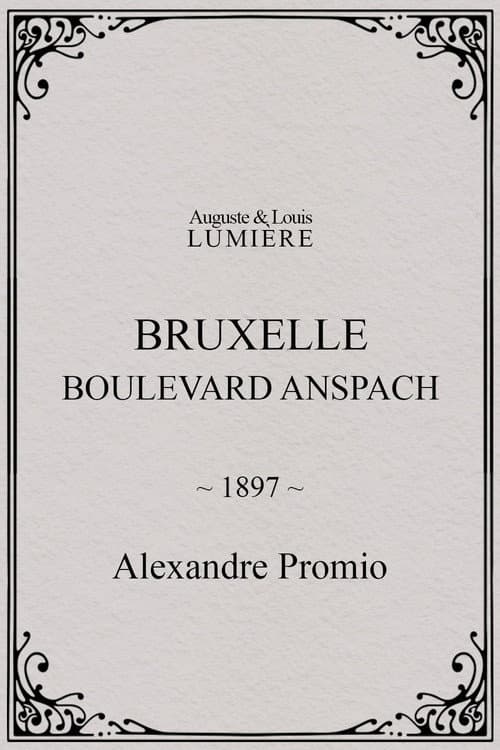 Poster for Bruxelles, Boulevard Anspach