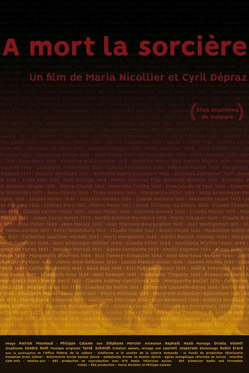 Poster for À mort la sorcière