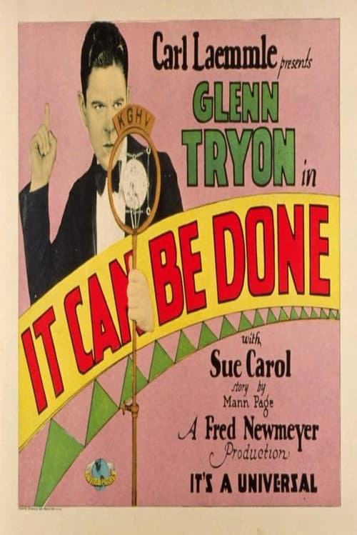 Poster for It Can Be Done