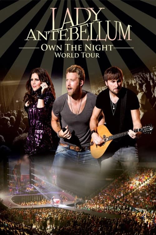Poster for Lady Antebellum: Own the Night World Tour