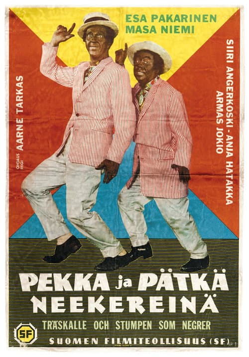 Poster for Pekka ja Pätkä neekereinä