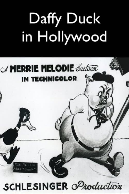 Poster for Daffy Duck in Hollywood