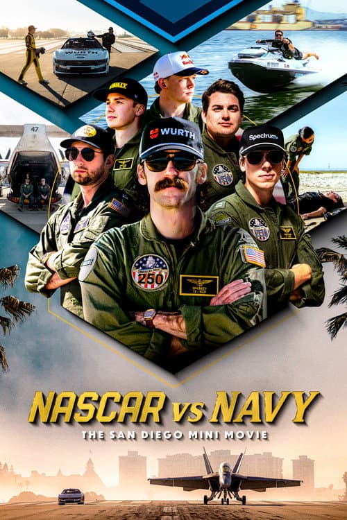 Poster for NASCAR vs. Navy: The San Diego Mini Movie
