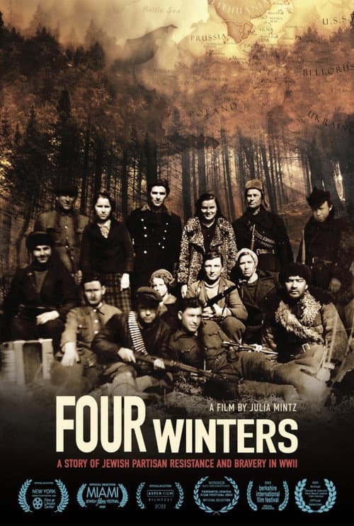 Постер до фільму «Four Winters: A Story of Jewish Partisan Resistance and Bravery in WWII»