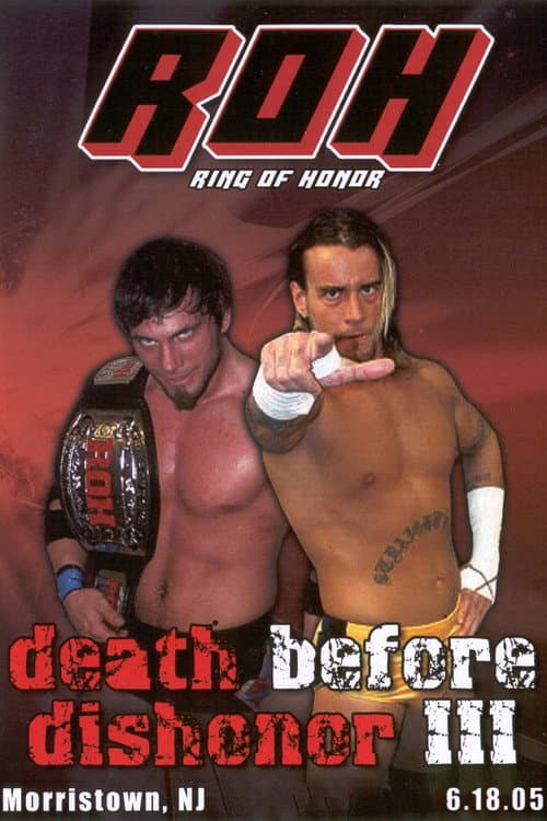 Poster for ROH: Death Before Dishonor III