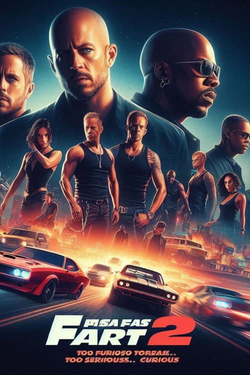 Poster for Fast X Part 2 2 Fast X Too Furious Too Serious...A Little Curious