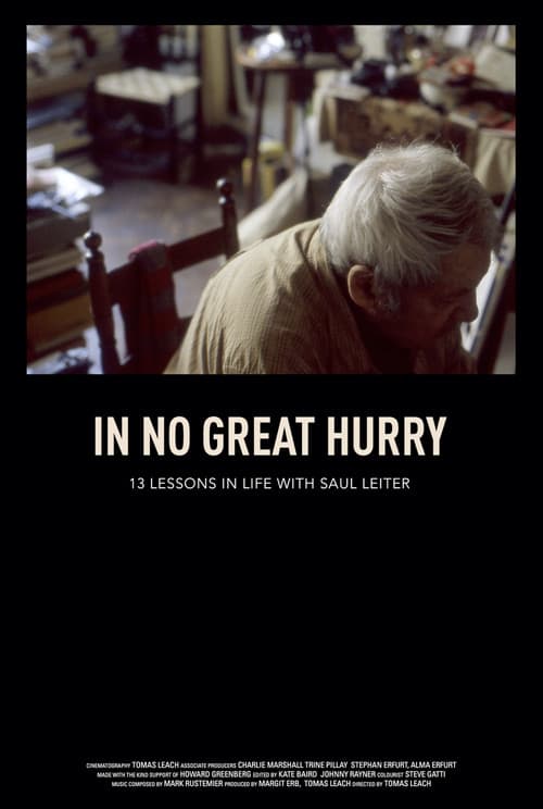 Poster for In No Great Hurry: 13 Lessons in Life with Saul Leiter