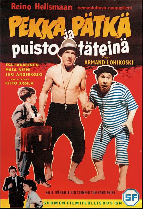 Poster for Pekka ja Pätkä puistotäteinä
