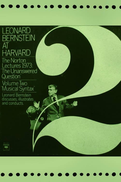 Poster for The Unanswered Question II : Musical Syntax