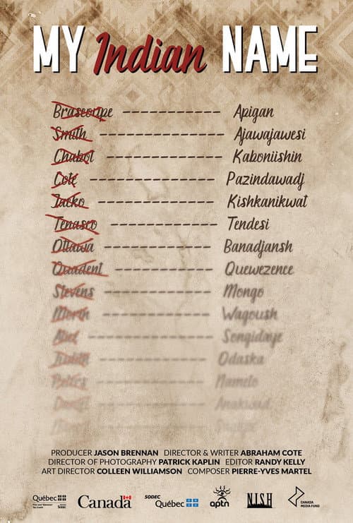 Poster for My Indian Name
