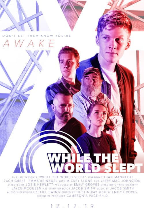 Poster for While the World Slept