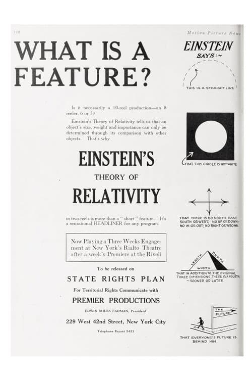 Poster for The Einstein Theory of Relativity