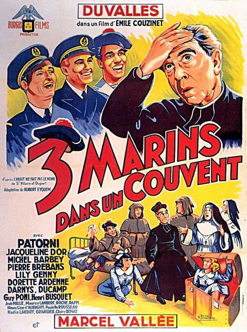 Poster for Trois marins dans un couvent