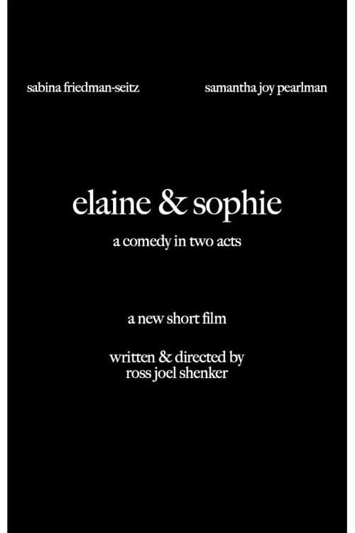 Poster for Elaine & Sophie