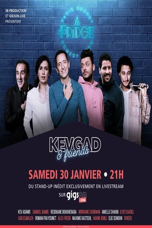 Poster for Kevgad & Friends au Fridge Comedy