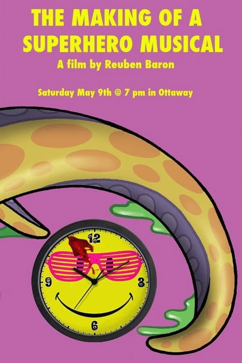 Poster for The Making of a Superhero Musical