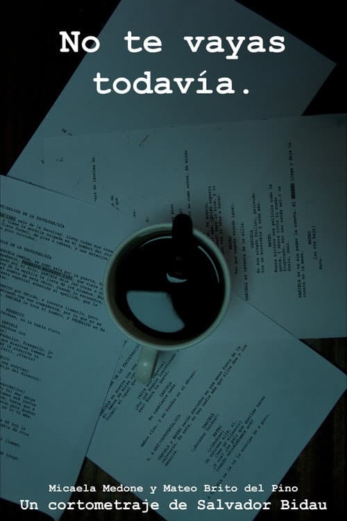 Poster for No te vayas todavía.