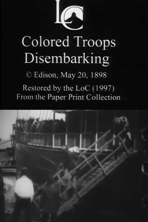 Poster for Colored Troops Disembarking