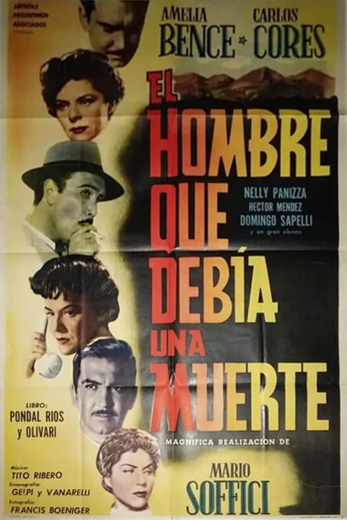 Poster for El hombre que debía una muerte