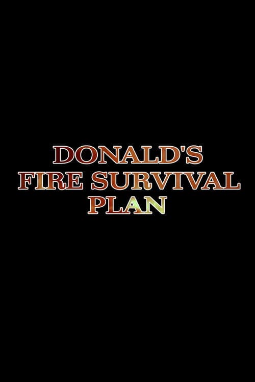 Poster for Donald's Fire Survival Plan