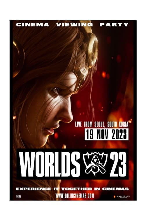Poster for WBG vs T1 | Worlds 2023 FINALS