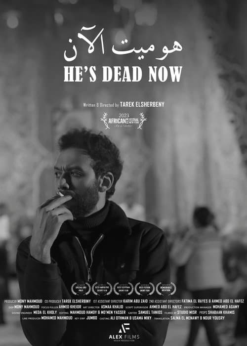 Poster for He's Dead Now